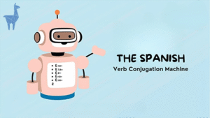 Spanish verb conjugator interface