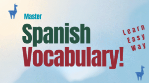 Spanish vocabulary word lists by theme